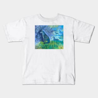 Surrealism-The Protectors Kids T-Shirt